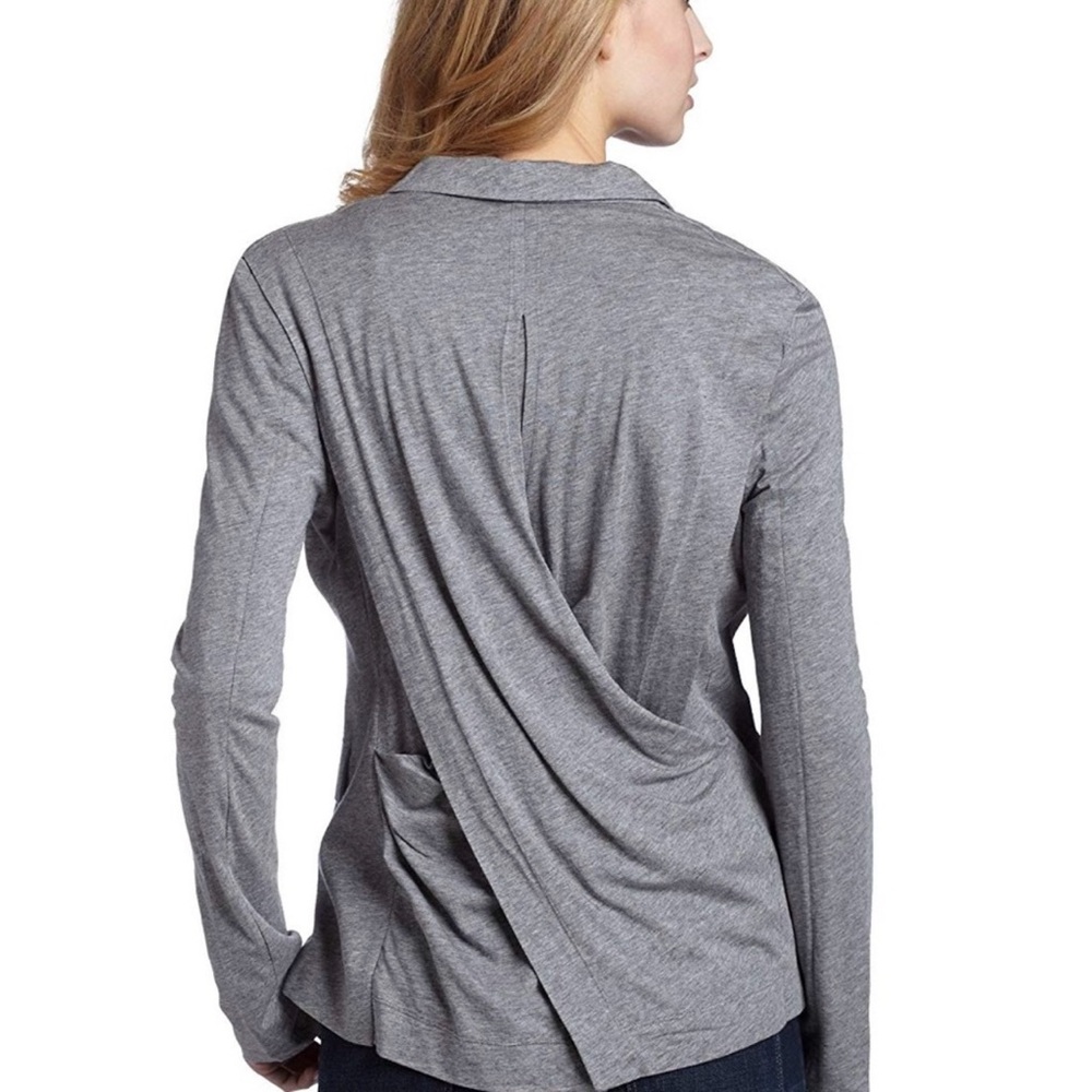 BCBG Jersey Draped Blazer Jacket